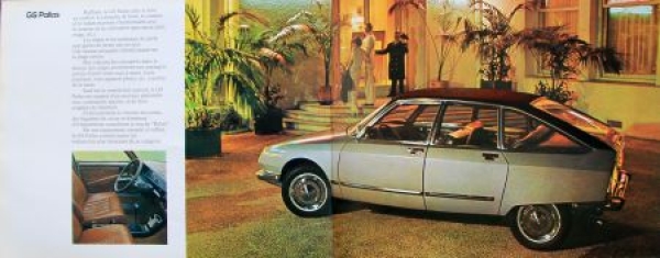 Citroen GS Palas Birotor Modelprogram 1973 Carbrochure (3794)